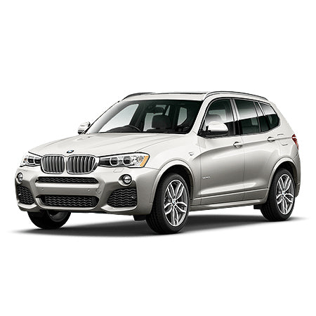 Protectii prag portbagaj inox BMW X3 fabricatie 2014 - 2017, caroserie suv