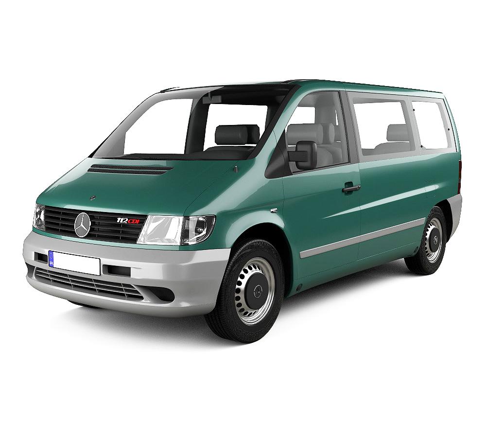 Protectie praguri usi inox Mercedes Vito W638 fabricatie 1997 - 07.2003, caroserie van