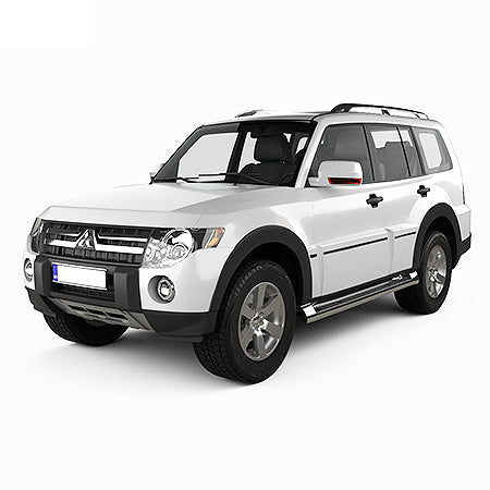 Protectie praguri usi inox Mitsubishi Pajero fabricatie 04.2007 - 07.2015, caroserie suv
