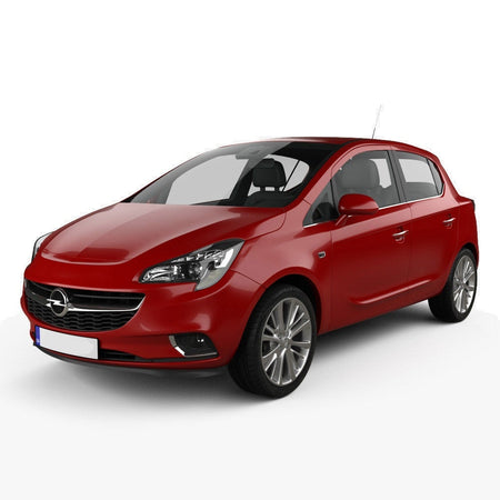 Protectii prag portbagaj inox Opel Corsa fabricatie 12.2014 - 05.2019, caroserie hatchback