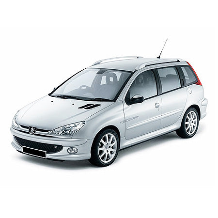 Covorase auto tip tavita Peugeot 206 fabricatie 2002 - 2007, caroserie combi