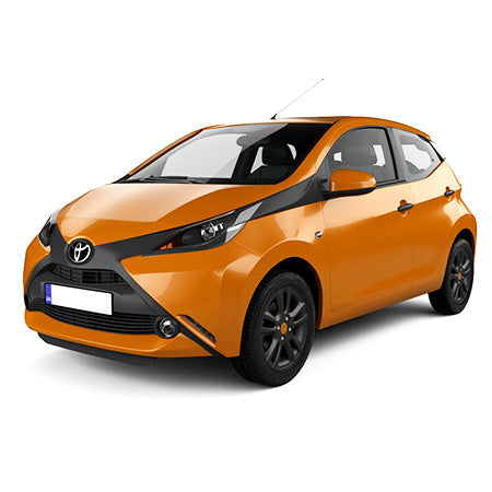 Protectie praguri usi inox Toyota Aygo II fabricatie 07.2014 - 11.2021, caroserie hatchback