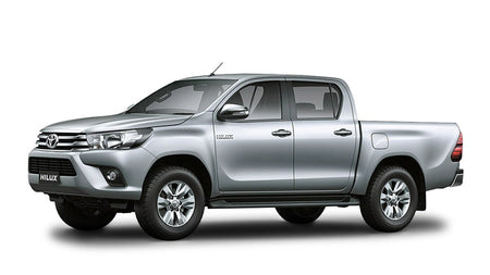 Protectie praguri usi inox Toyota Hilux fabricatie 2006 - 08.2016, caroserie pick-up