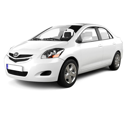 Protectii prag portbagaj inox Toyota Yaris II fabricatie 10.2005 - 2011, caroserie hatchback