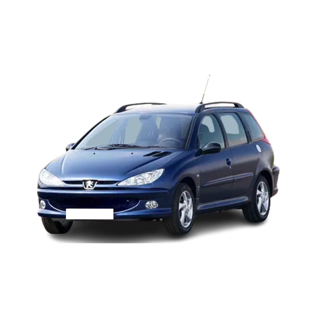 Covorase auto tip tavita Peugeot 206 fabricatie 1998 - 2012, caroserie combi