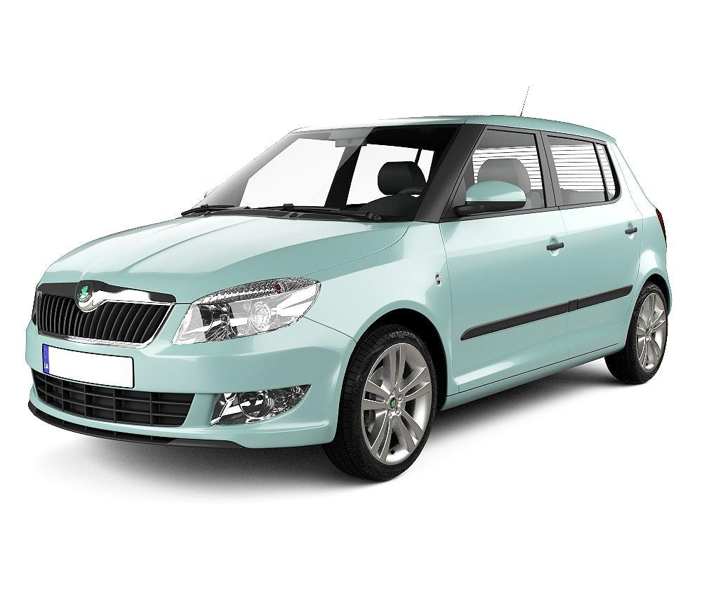 Covorase auto tip tavita Skoda Fabia II fabricatie 03.2007 - 10.2014, caroserie hatchback