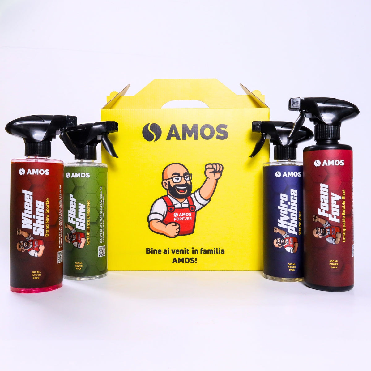 Soluție curățare și îngrijire jante 500 ml - AMOS Wheel Shine