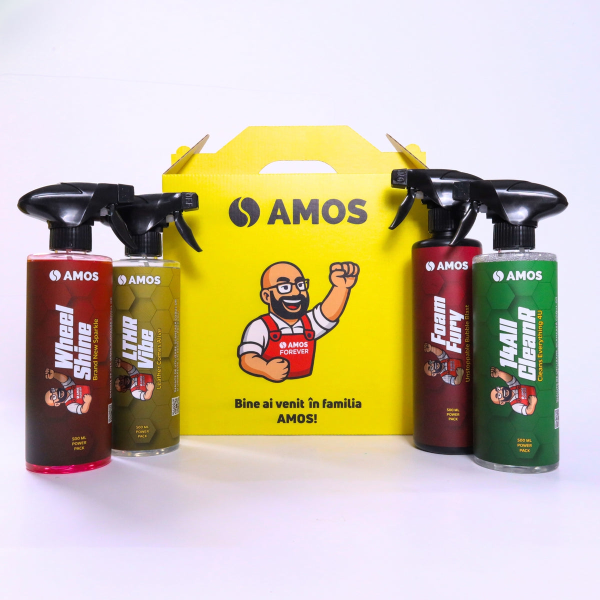 Soluție hidratare și protecție premium pentru piele auto 500 ml - AMOS LTHR Vibe
