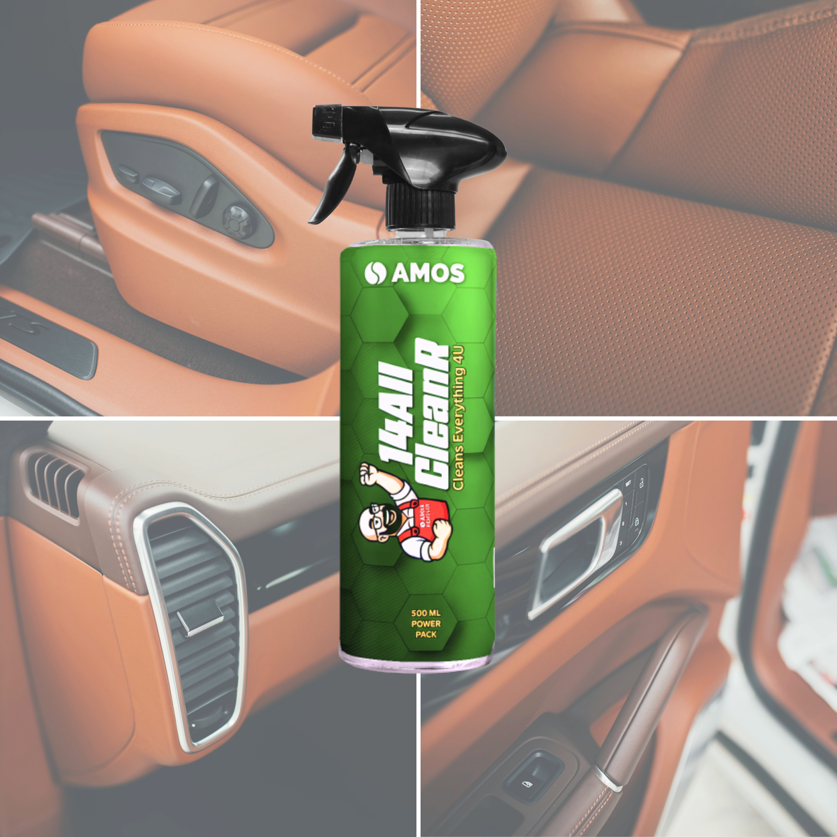 Soluție curățare universală pentru toate suprafețele 500 ml - AMOS 14All CleanR