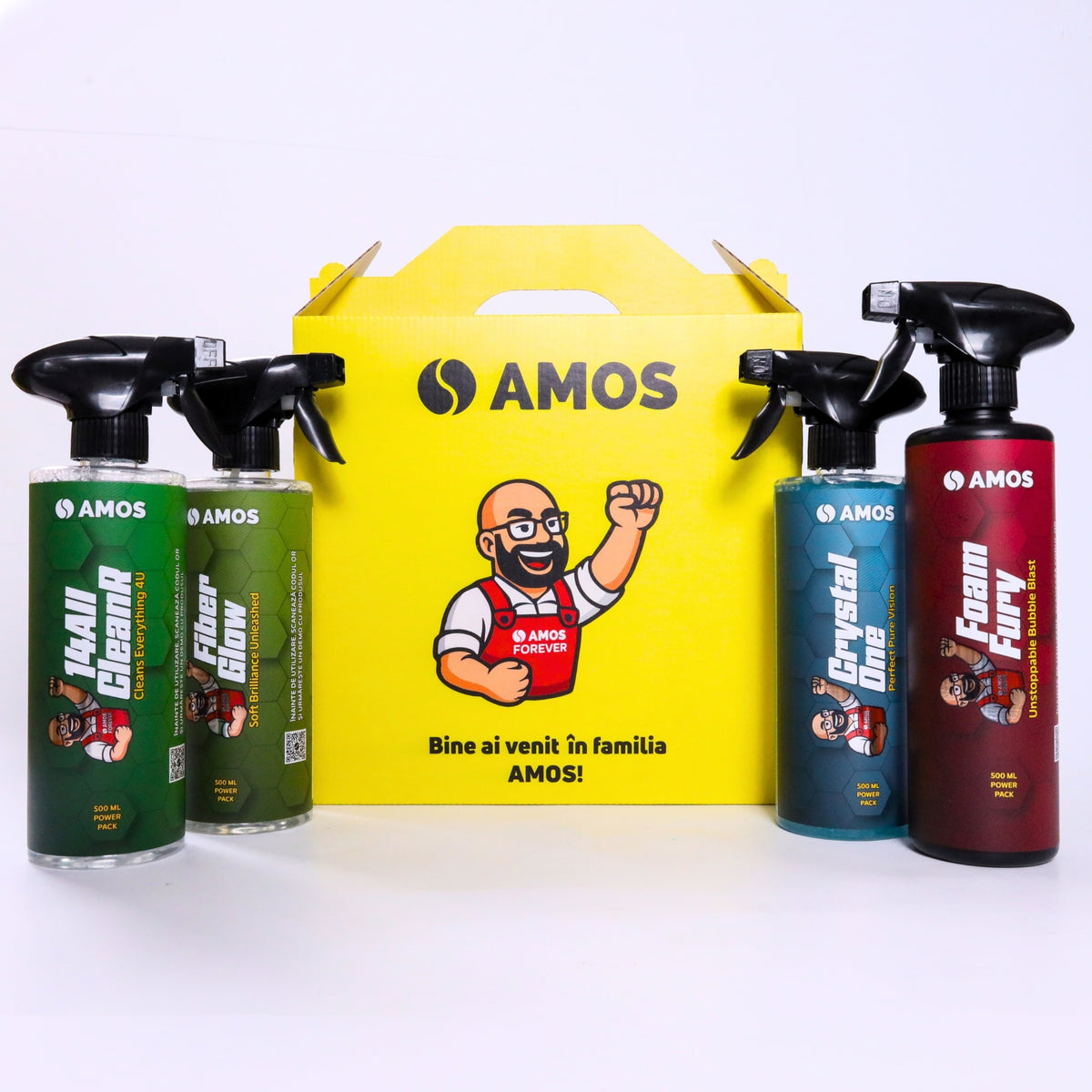 Soluție curățare universală pentru toate suprafețele 500 ml - AMOS 14All CleanR