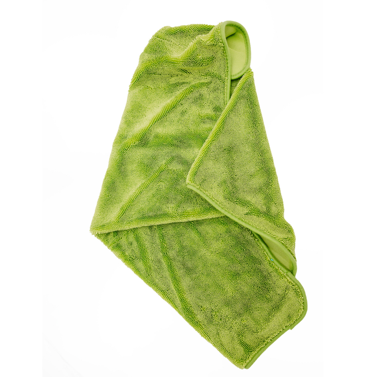 Prosop microfibră ultra absorbant AMOS Powerfluff verde 1000 GSM 60*80cm + manusa CADOU