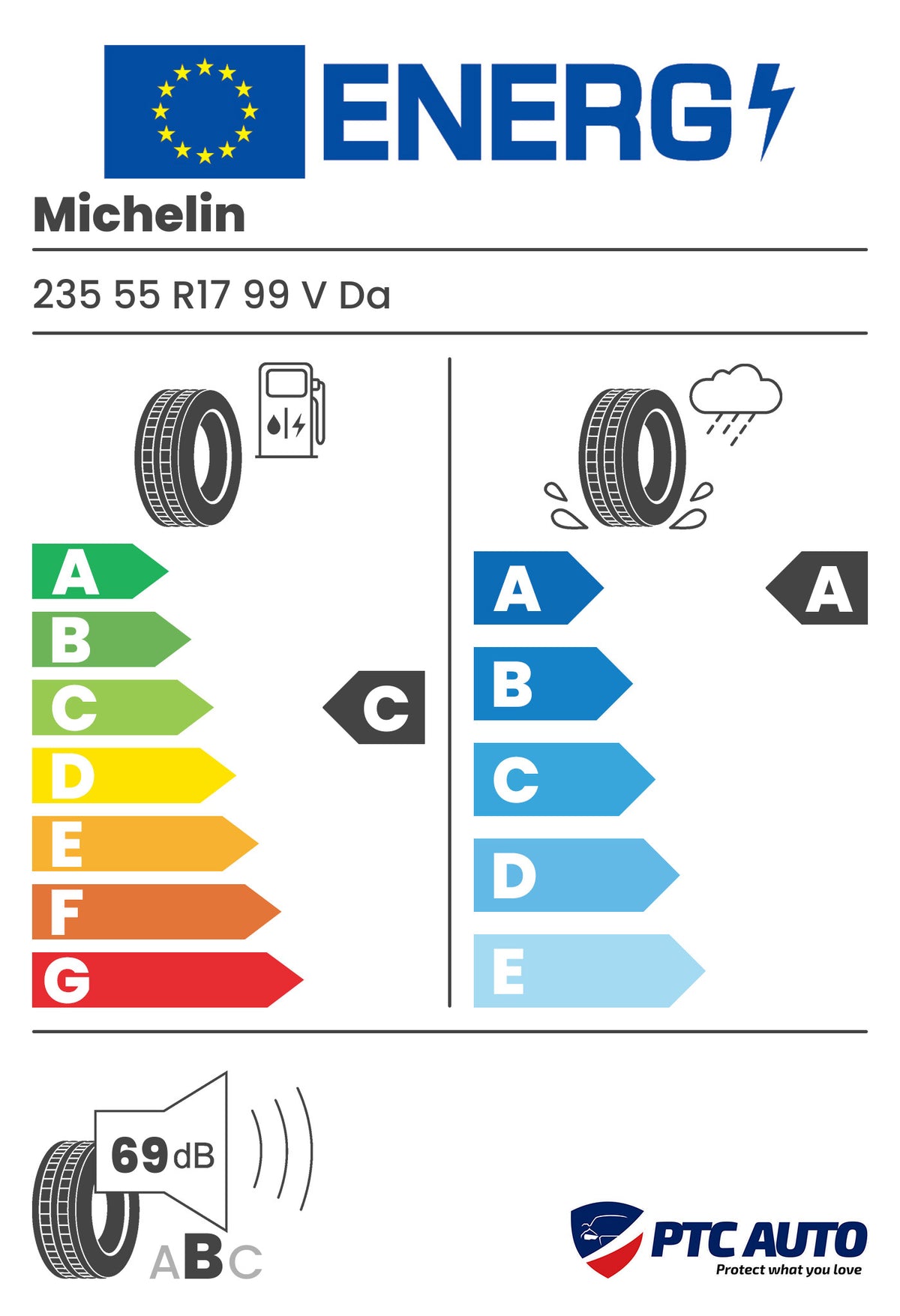 MICHELIN PRIMACY 4+ 235/55R17 99V XL