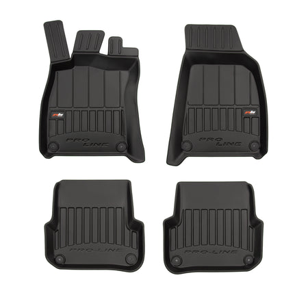 Covorase auto tip tavita Audi A6 C6 fabricatie 03.2004 - 2008, caroserie sedan, inainte de facelift, distanța dintre prinderile din spate: 37.5 cm #1