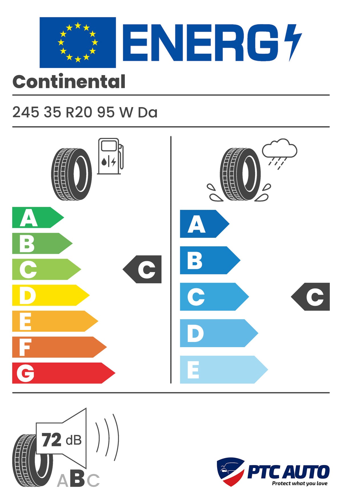CONTINENTAL TS860 S 245/35R20 95W