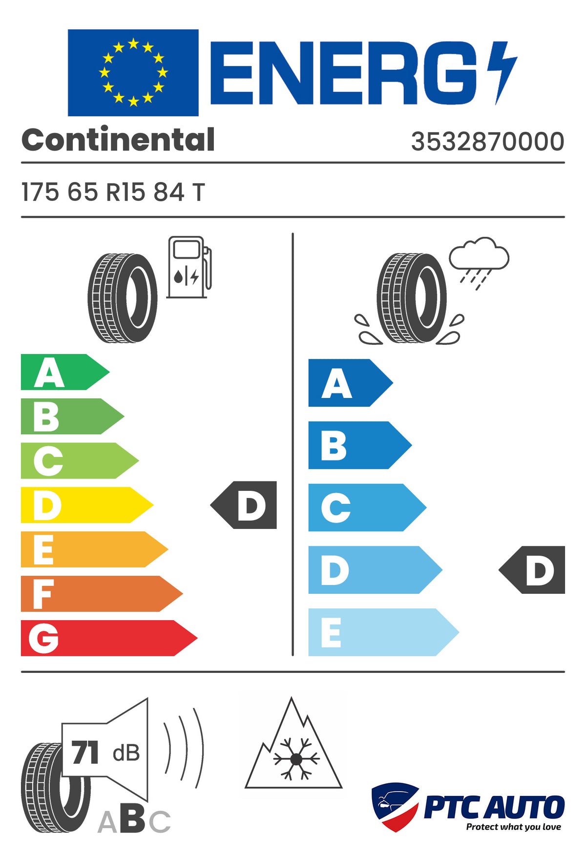 Anvelopa Iarna Continental 175/65 R15 CONTIWINTERCONTACT TS 810 S 84T (*) M+S 3PMSF