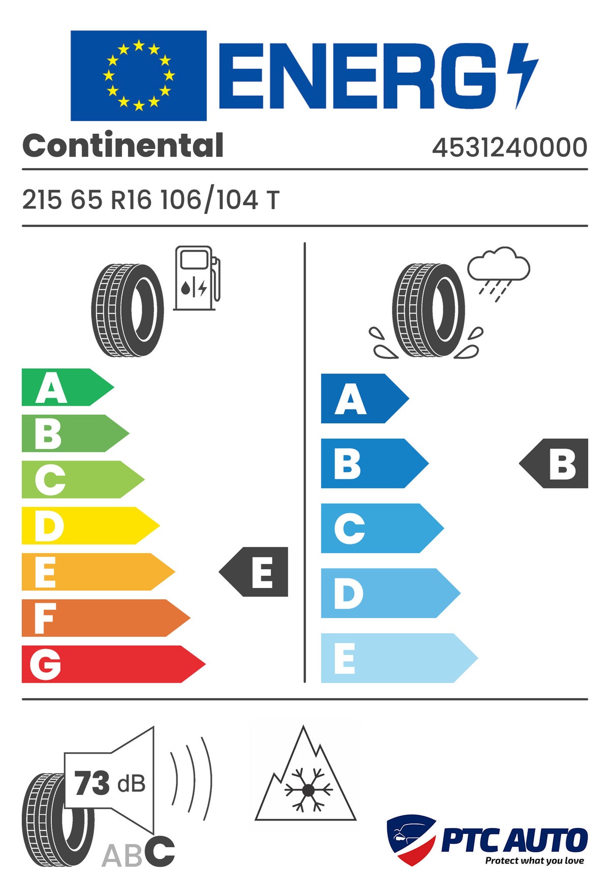 Anvelopa Iarna Continental 215/65 R16 VANCONTACT WINTER 106T