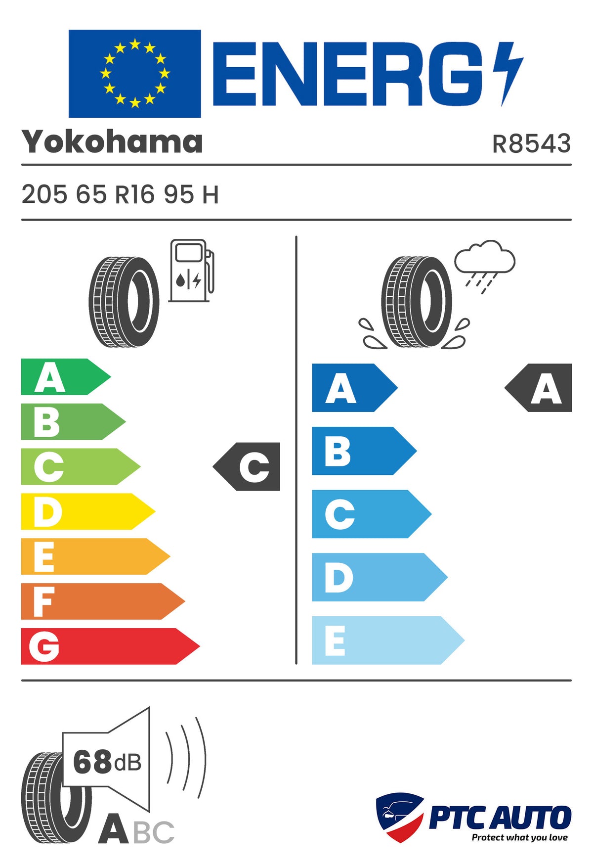 Anvelopa Vara Yokohama 205/65 R16 BluEarth-XT AE61 95H