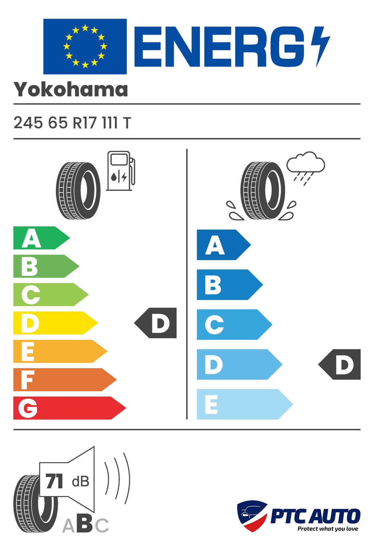 YOKOHAMA GEOLANDAR A/T4 G018 245/65R17 111T