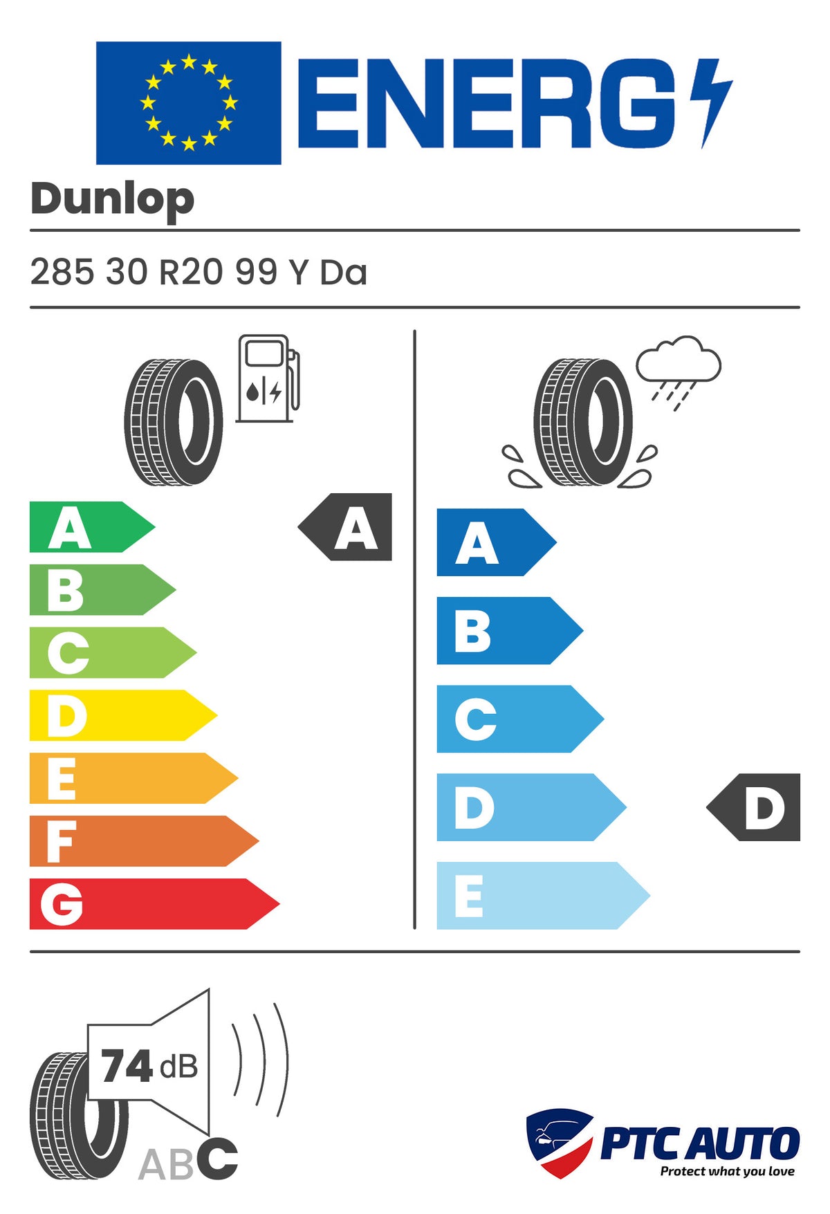 DUNLOP SP SPORT MAXX 285/30R20 99Y