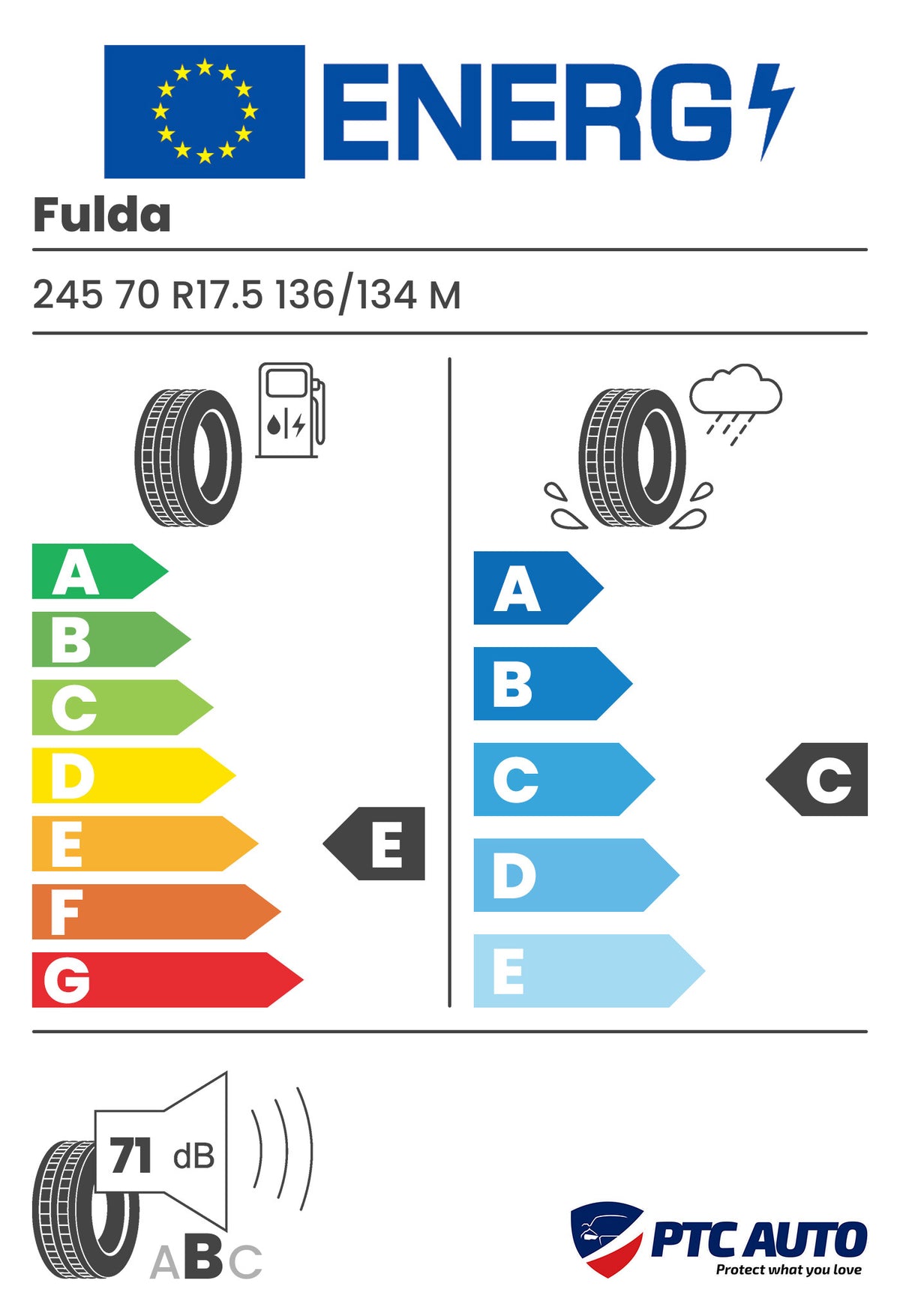 Fulda Regioforce (ms) 245/70/17,5 Tractiune