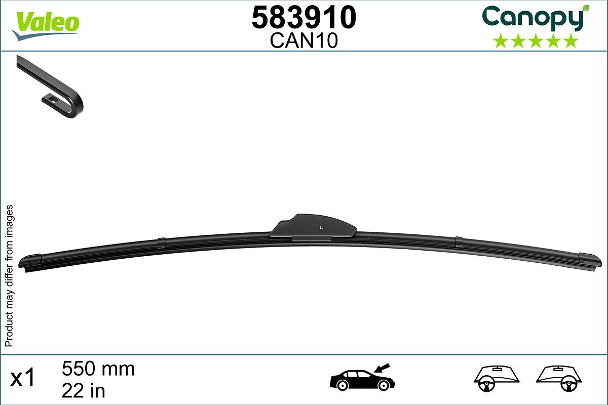 Lamela Stergator Peugeot 5008 II, fabricatie 2016+, caroserie Minivan | STV583910