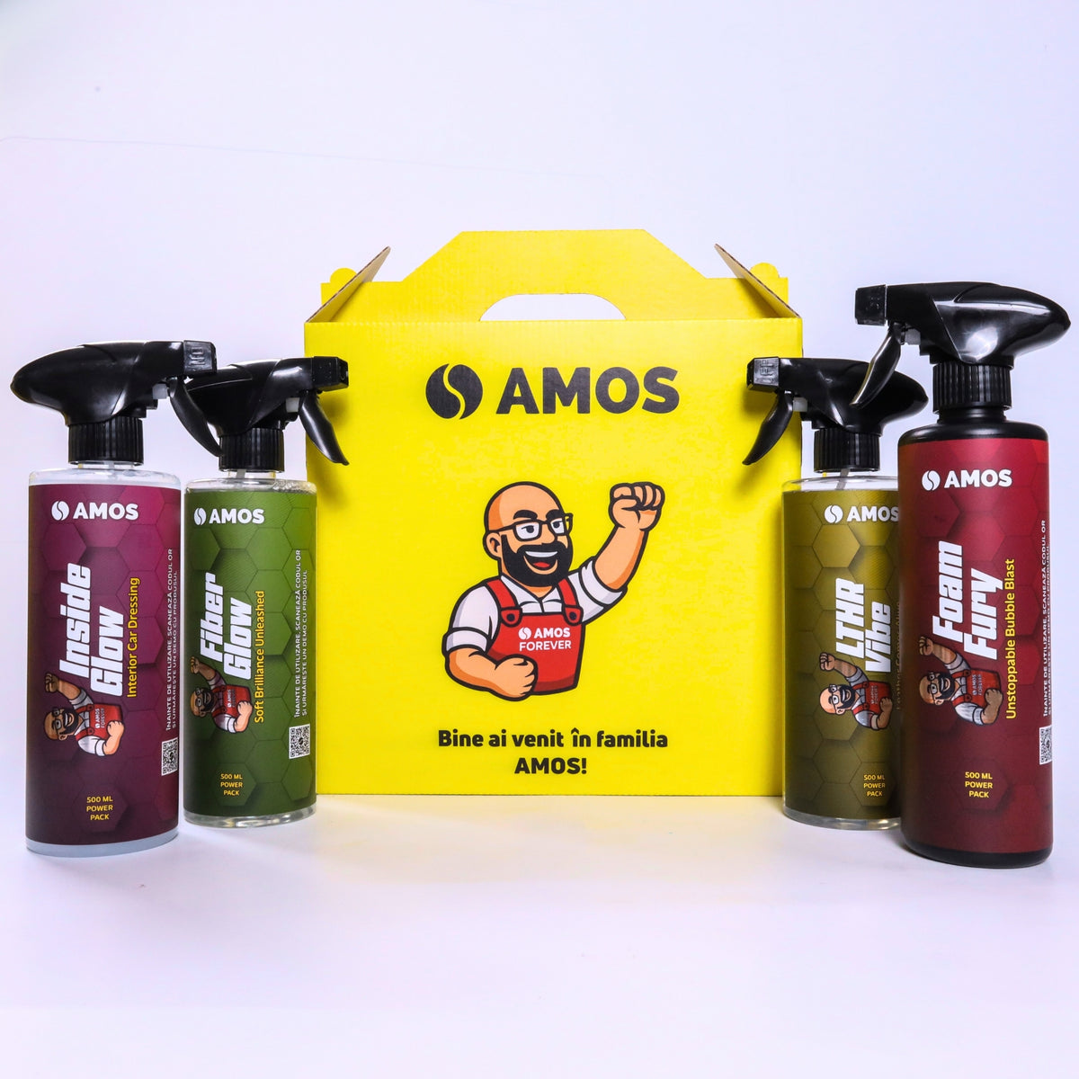 Dressing plastic și vinil interior 500 ml - Amos Inside Glow