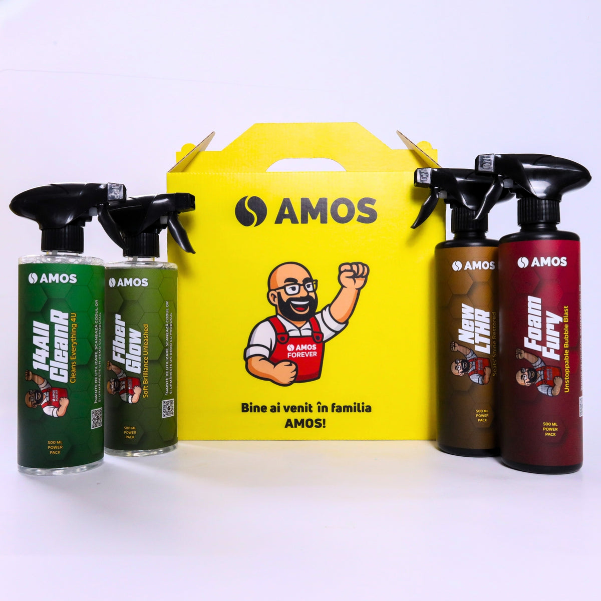 Soluție curățare universală pentru toate suprafețele 500 ml - AMOS 14All CleanR