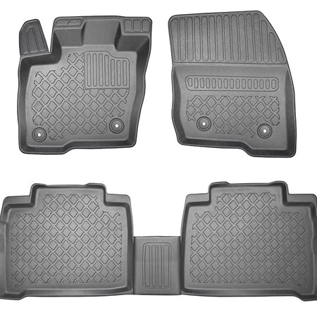 Covorase auto tip tavita Ford S-Max II, an fabricatie 09.2015 - prezent, caroserie van 5-7 locuri, fara rand 3, inclusiv facelift | 603133