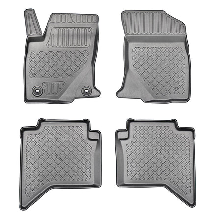 Covorase auto tip tavita Toyota Hilux, an fabricatie 09.2016 - prezent, caroserie pick-up cabina dubla, inclusiv facelift | 603380
