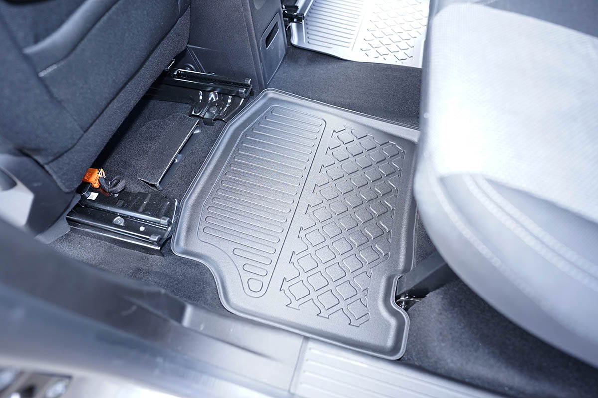 Covorase auto tip tavita Renault Kangoo III, an fabricatie 06.2021 - prezent, caroserie van ampatament scurt si lung, nu corespunde pentru electric | 604009