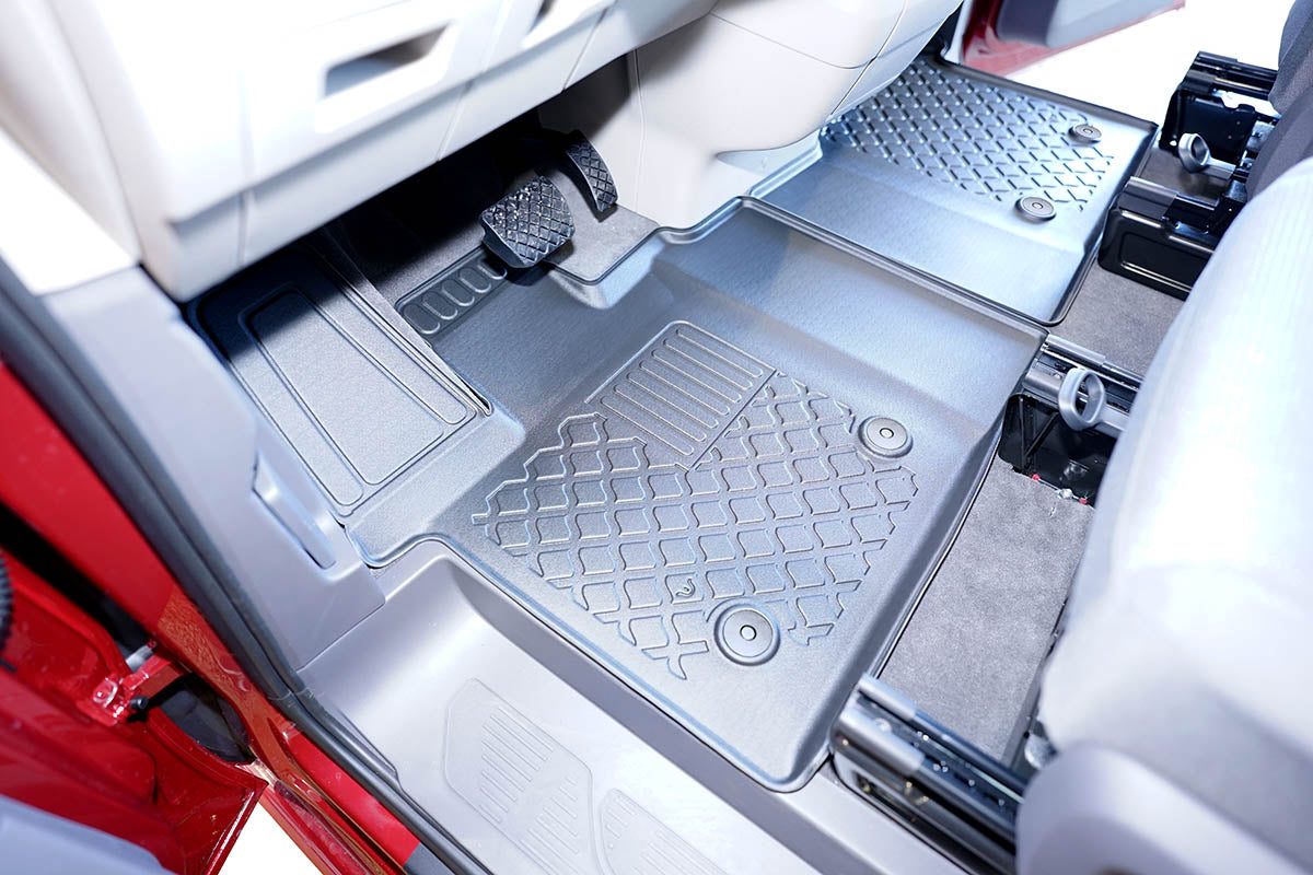 Covorase auto tip tavita Volkswagen T7 Multivan, an fabricatie 10.2021 - prezent, caroserie van ampatament lung, covorase fata | 653893
