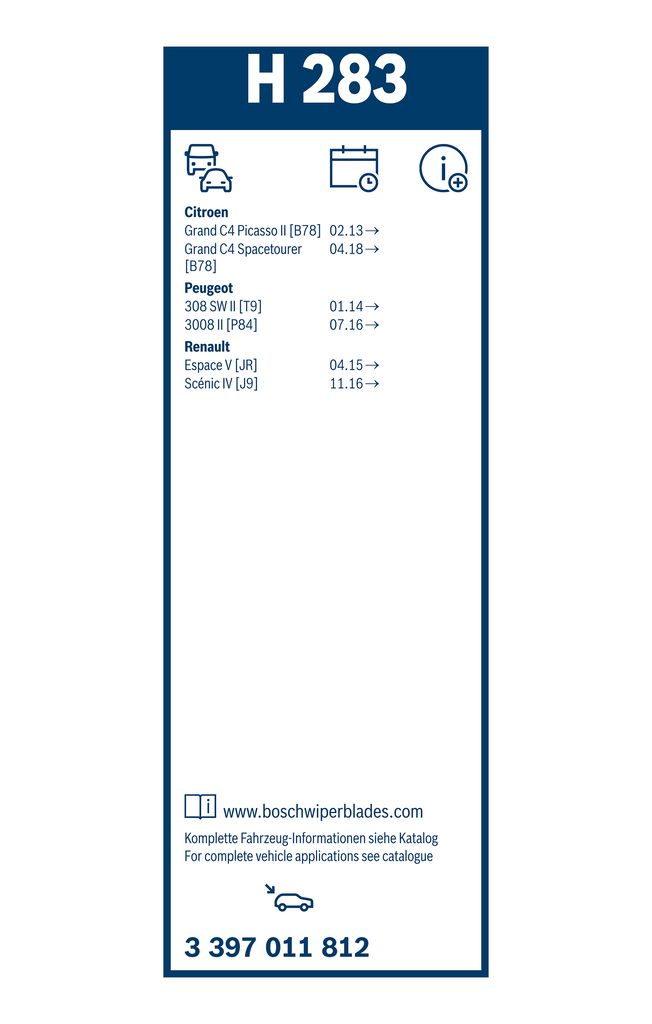 Lamela Stergator Opel Grandland X, fabricatie 2017-2021, caroserie SUV | STB3397011812