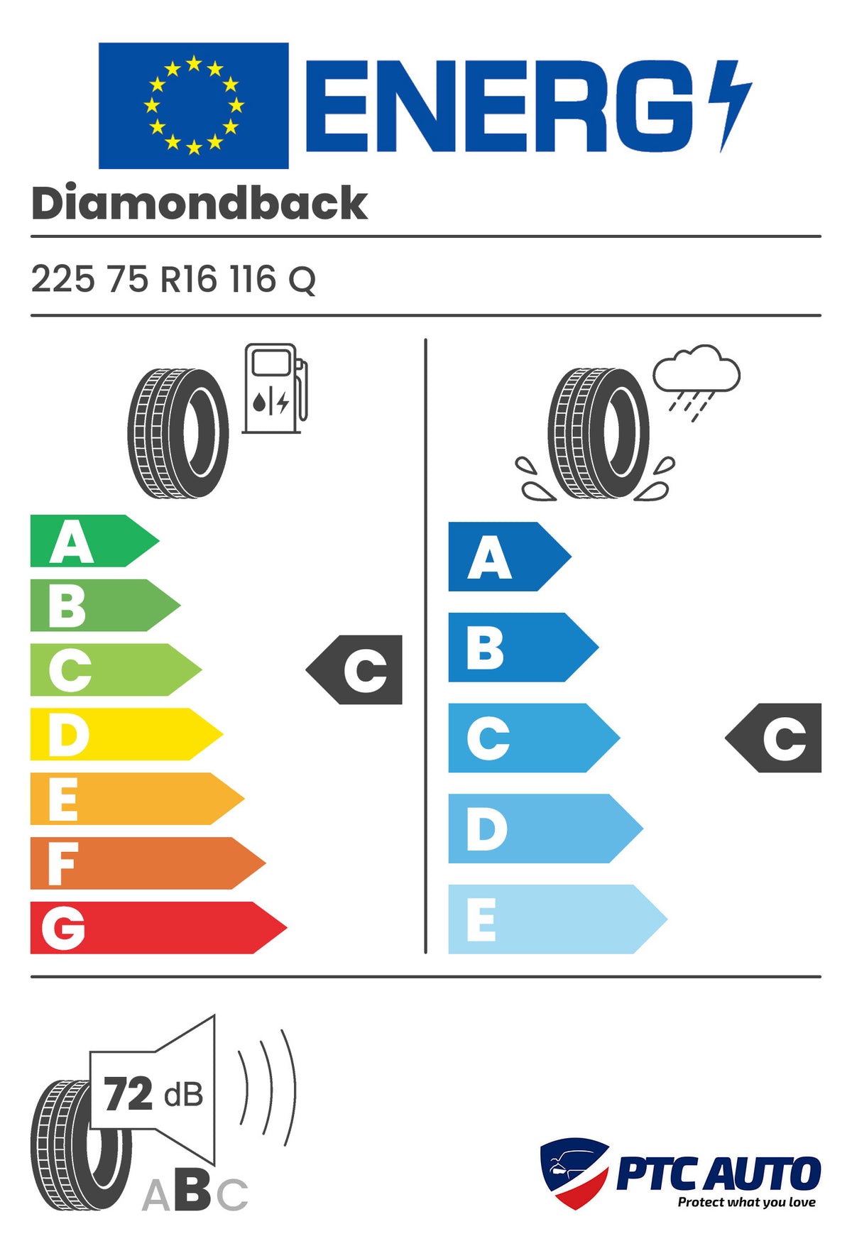 DIAMONDBACK TR652 225/75R16C 116Q