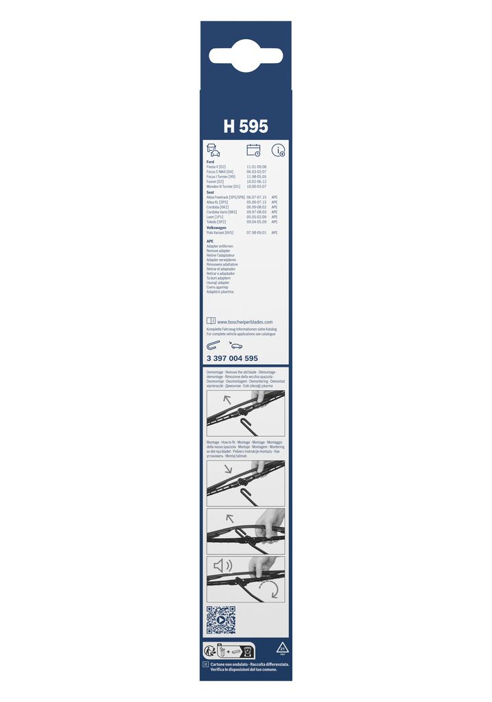 Lamela Stergator Nissan Terrano, fabricatie 1993-2007, caroserie SUV | STB3397004595
