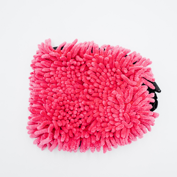 Prosop microfibră ultra absorbant AMOS Powerfluff roz 1000 GSM 60*80cm + manusa CADOU