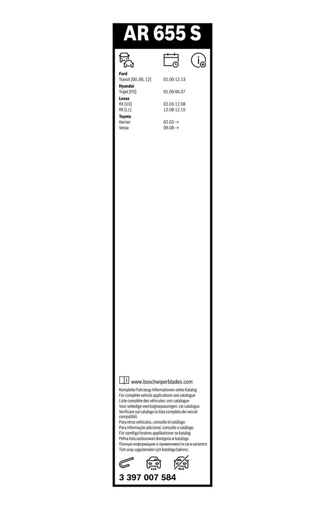 Lamela Stergator Hyundai Trajet Highway, fabricatie 2001-2004, caroserie Minivan | STB3397007584