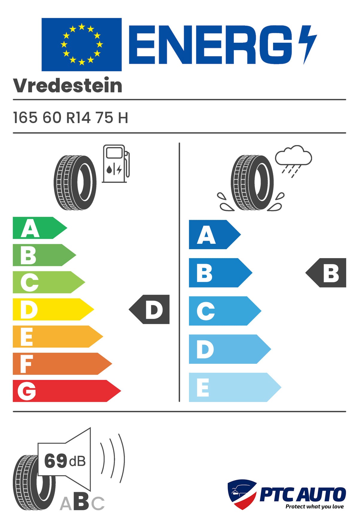 VREDESTEIN ULTRAC TF 165/60R14 75H