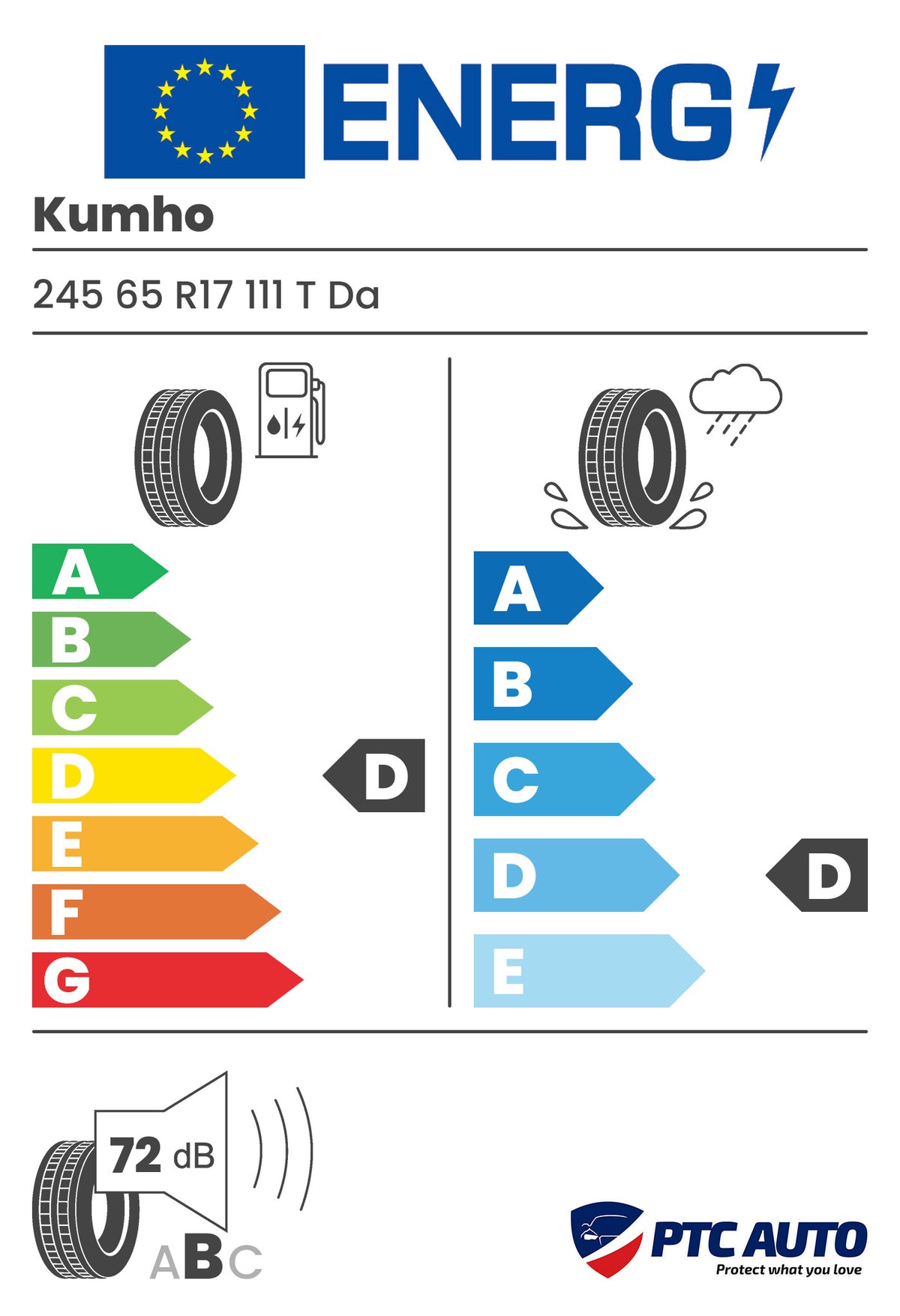 KUMHO AT52XL 245/65R17 111T
