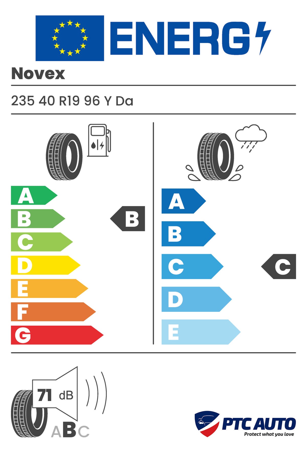 NOVEX SUV A5 235/40R19 96Y