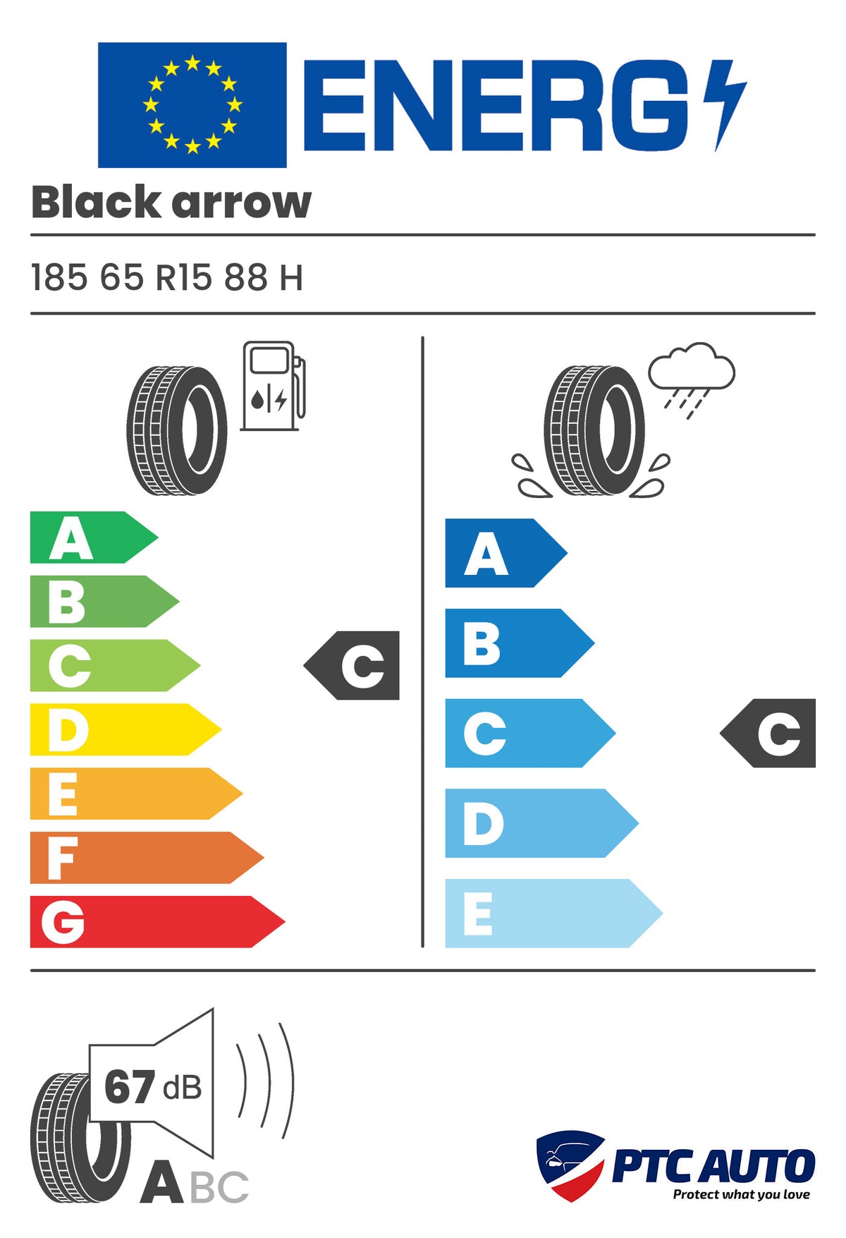 BLACK ARROW VERSAT DART 4S 185/65R15 88H