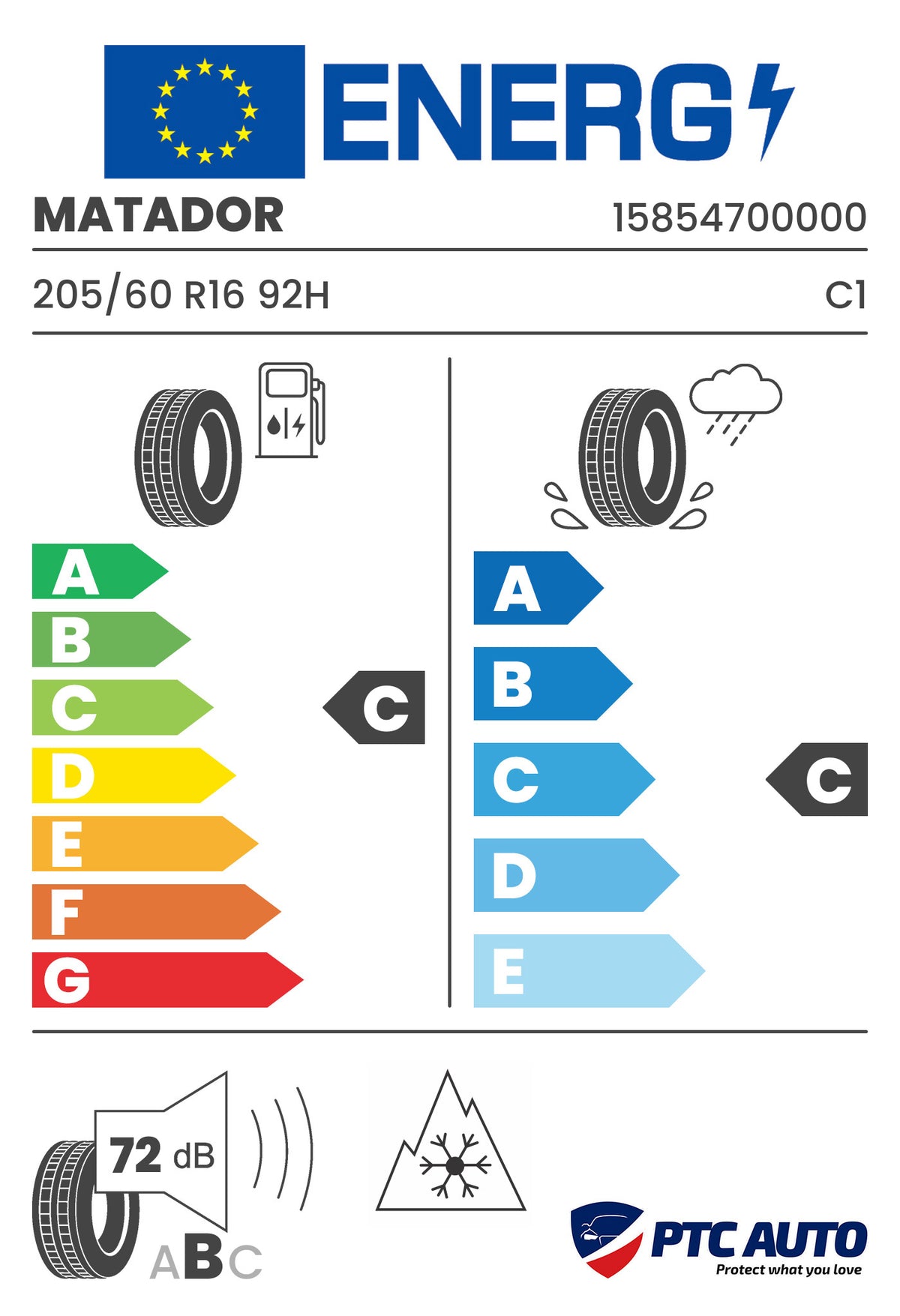 Anvelopa Iarna Matador 205/60 R16 MP93 NORDICCA 92H
