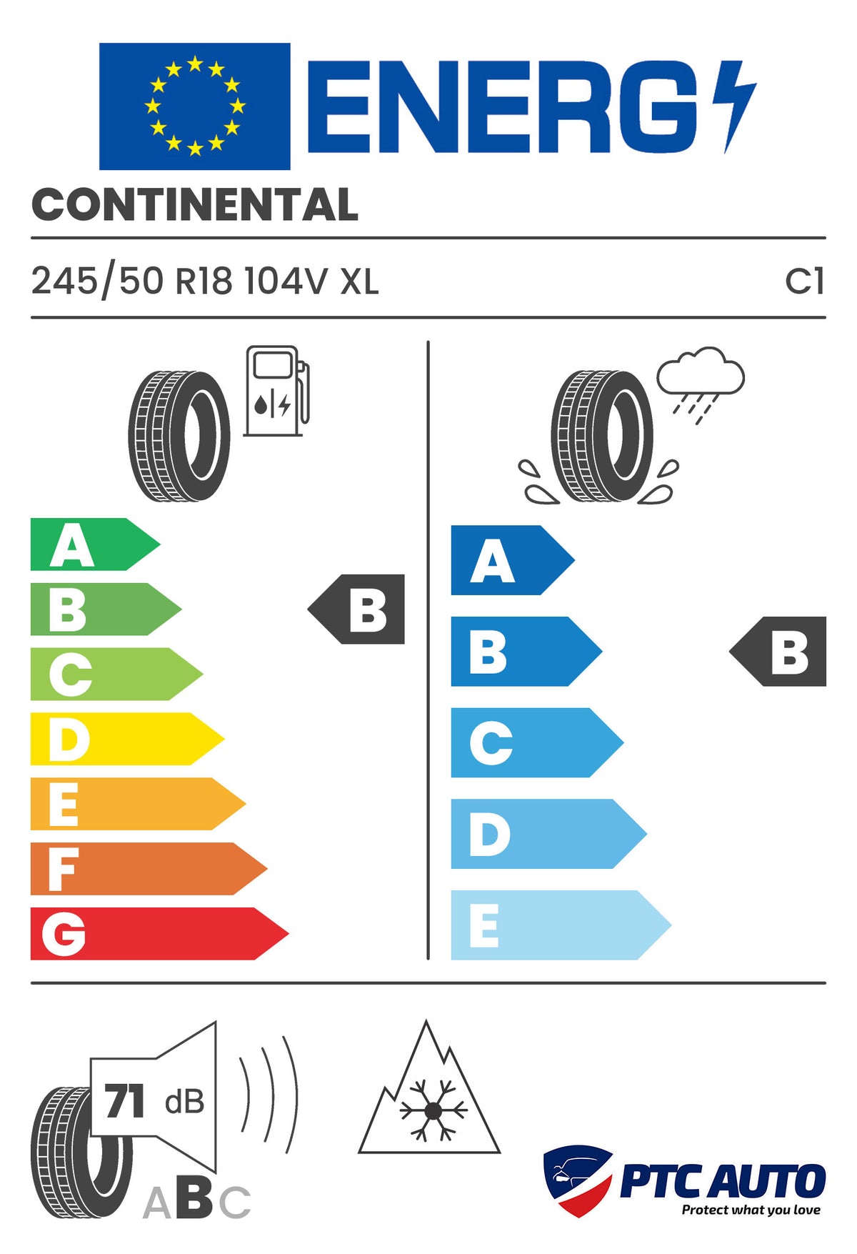 Anvelopa Iarna Continental 245/50 R18 104V XL