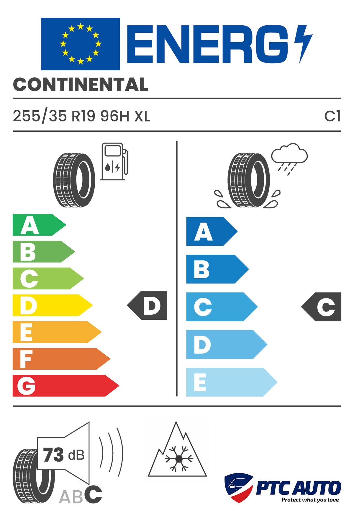 Anvelopa Iarna Continental 255/35 R19 96H XL