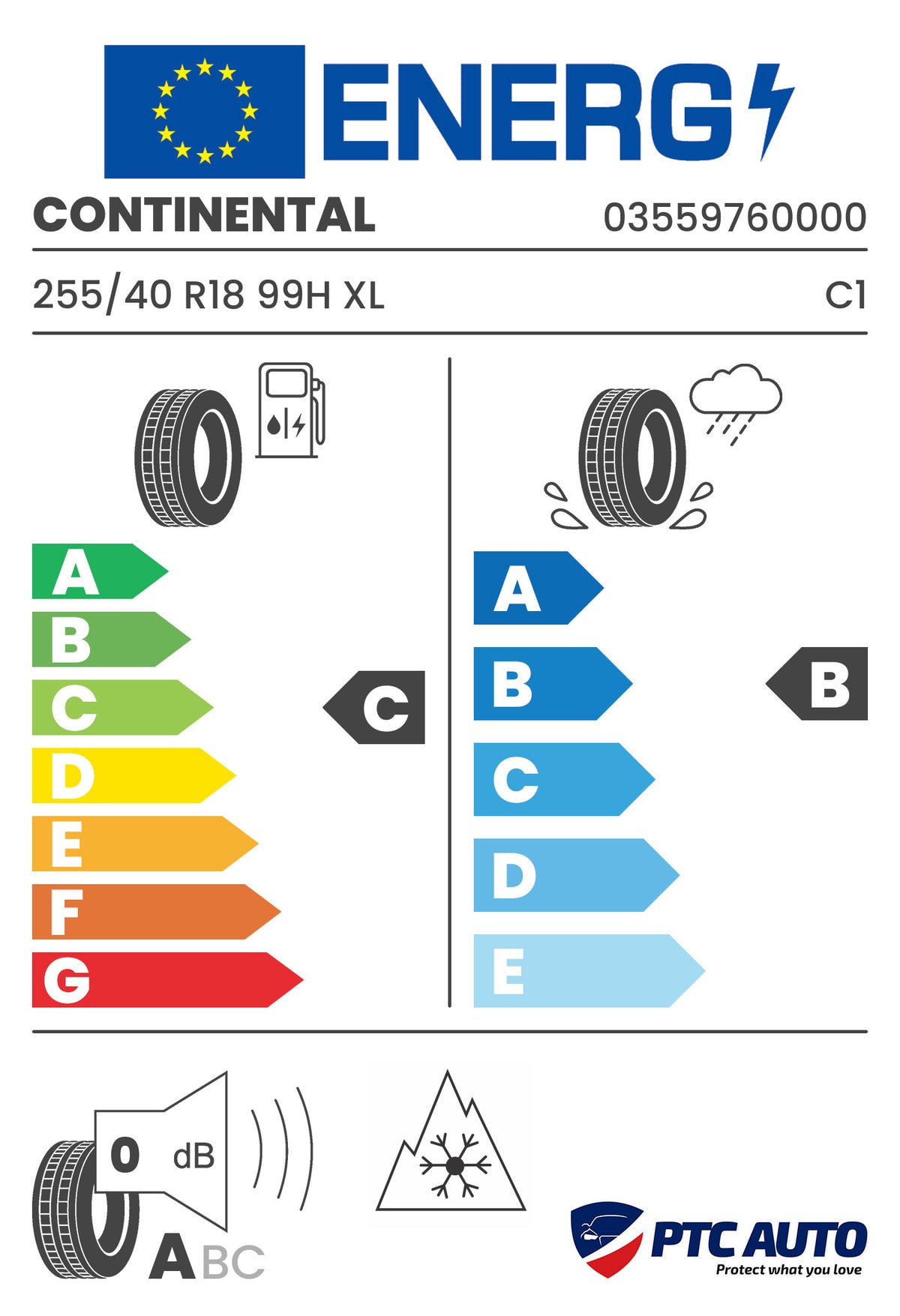 Anvelopa Iarna Continental 255/40 R18 99H XL
