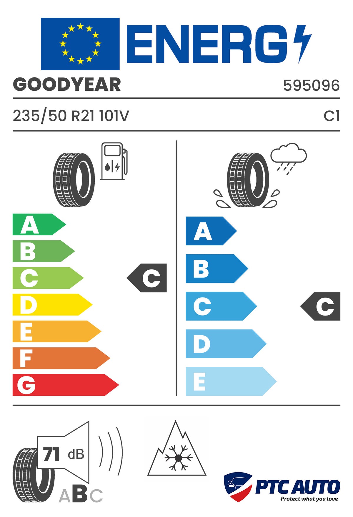 Anvelopa Iarna Goodyear 235/50 R21 101V