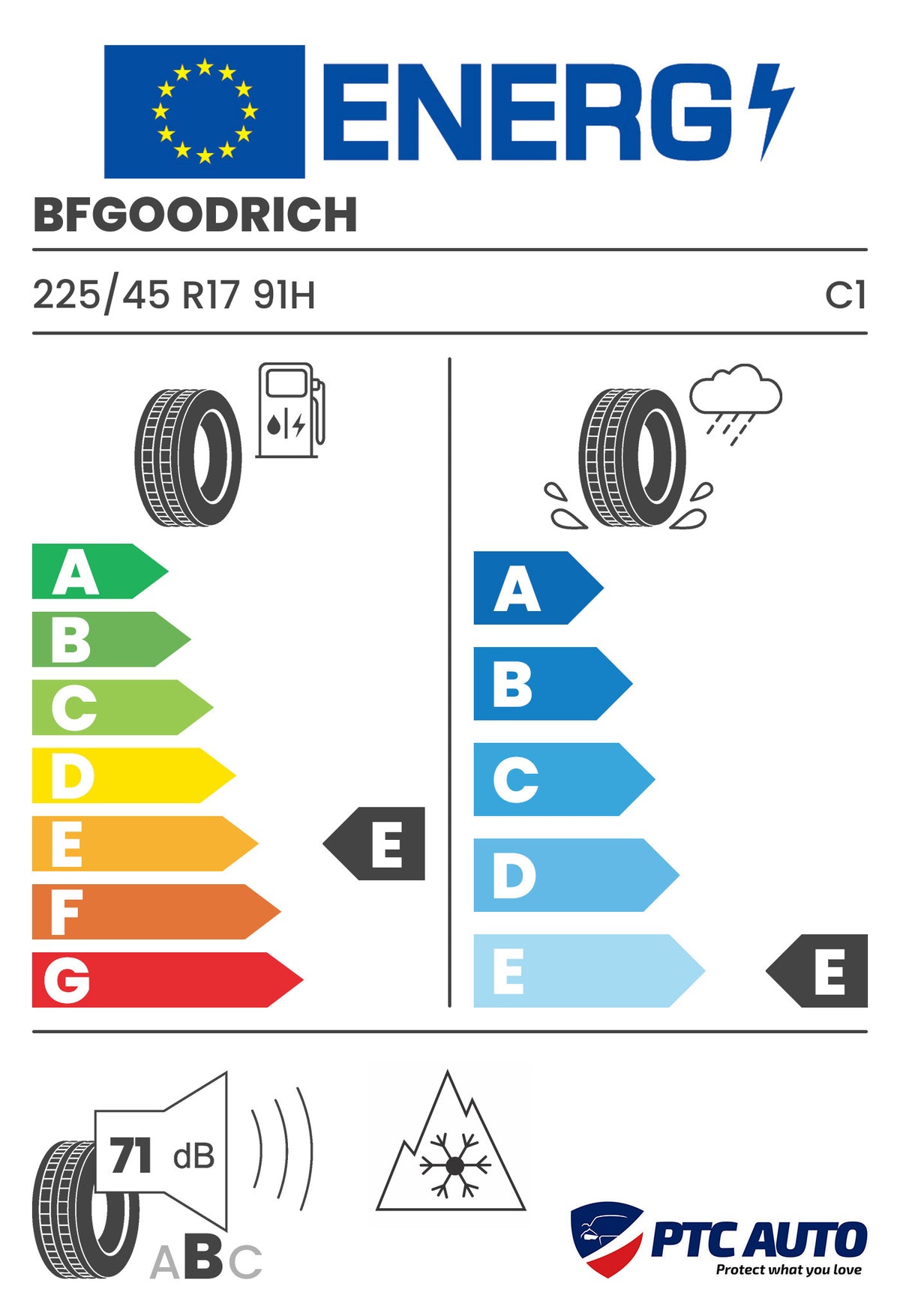 Anvelopa Iarna Bfgoodrich 225/45 R17 G-FORCE WINTER 91H