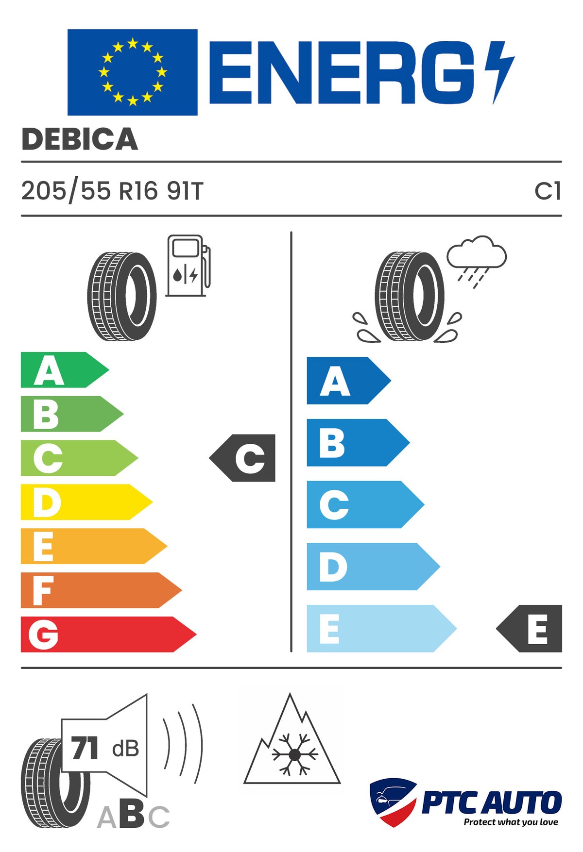 Anvelopa Iarna Debica 205/55 R16 FRIGO 2 MS 91T