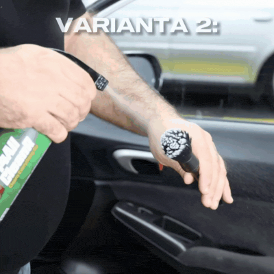 Aplica solutia cu pensula de detailing