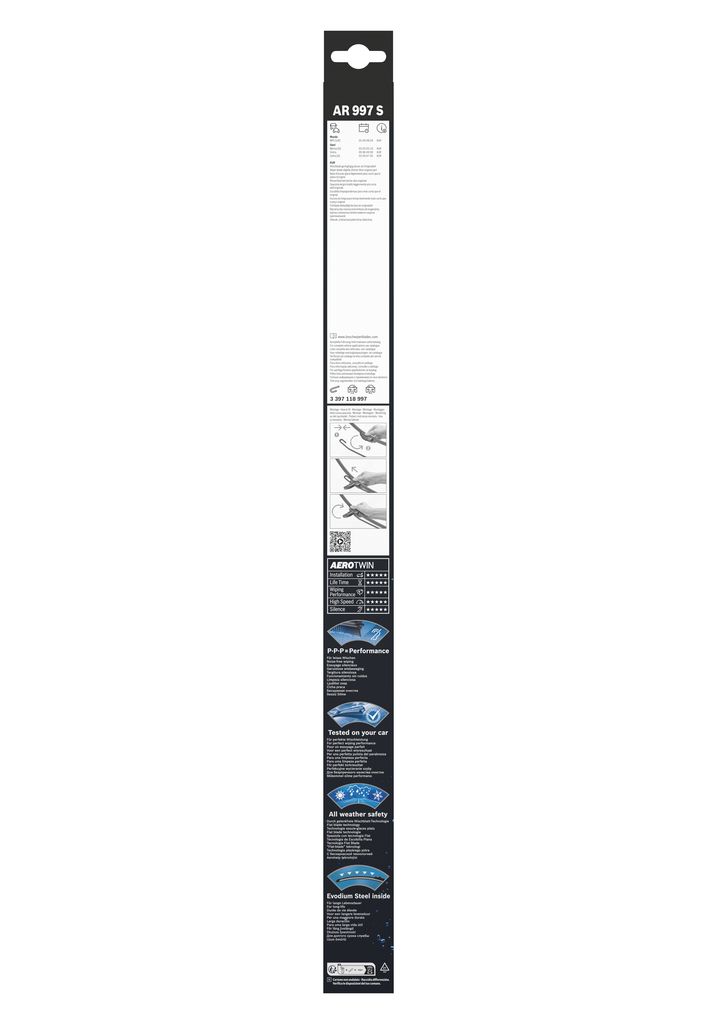 Lamela Stergator Chevrolet Zafira, fabricatie 2001-2012, caroserie Minivan | STB3397118997