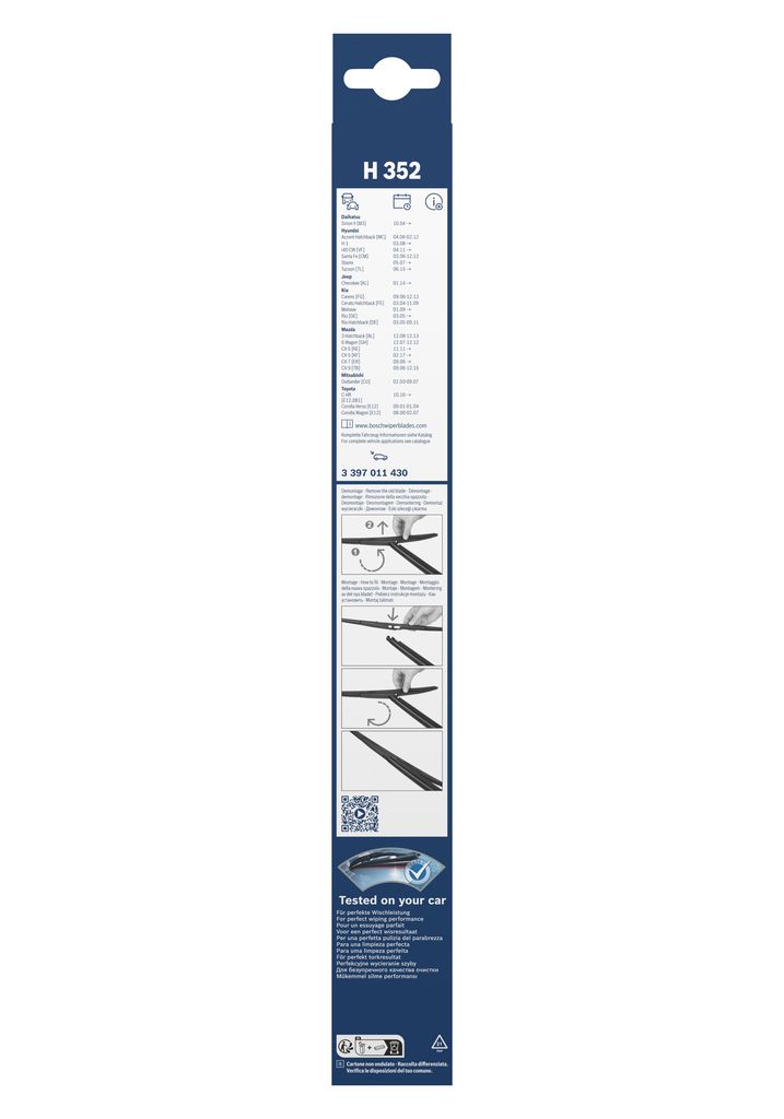 Lamela Stergator Toyota Corolla IX, fabricatie 2002-2007, caroserie Combi | STB3397011430